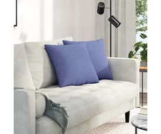 Sofa Pagalvės 2 pcs Džinsinės mėlynos 45 x 45 cm audinys