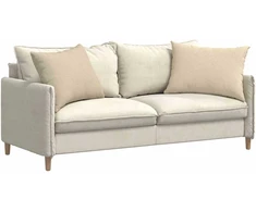 Sofa Pagalvės 2 vnt. audinys Kreminė 70 x 50 cm