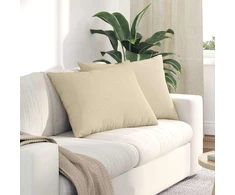 Sofa Pagalvės 2 vnt. audinys Kreminė 70 x 50 cm