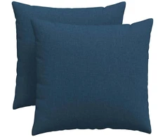 Sofa Pagalvės 2 pcs Mėlyna 50 x 50 cm audinys