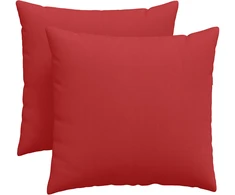 Sofa Pagalvės 2 vnt. audinys Raudona 45 x 45 cm