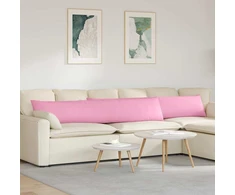 Sofa Pagalvės 2 vnt. audinys Rožinė 200 x 40 cm