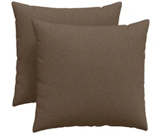 Sofa Pagalvės 2 pcs Ruda 45 x 45 cm audinys