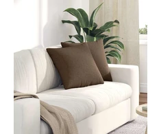 Sofa Pagalvės 2 pcs Ruda 45 x 45 cm audinys