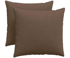 Sofa Pagalvės 2 vnt. audinys Ruda 50 x 50 cm