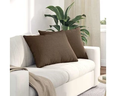 Sofa Pagalvės 2 vnt. audinys Ruda 70 x 50 cm