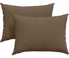 Sofa Pagalvės 2 vnt. audinys Ruda 70 x 50 cm