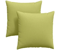 Sofa Pagalvės 2 vnt. audinys Šviesiai žalia 60 x 60 cm