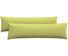 Sofa Pagalvės 2 vnt. audinys Šviesiai žalia 145 x 40 cm