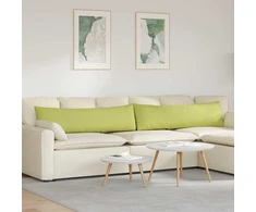 Sofa Pagalvės 2 vnt. audinys Šviesiai žalia 145 x 40 cm