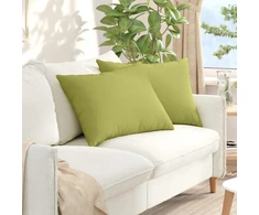 Sofa Pagalvės 2 vnt. audinys Šviesiai žalia 70 x 50 cm