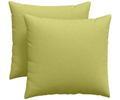 Sofa Pagalvės 2 vnt. audinys Šviesiai žalia 45 x 45 cm