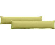 Sofa Pagalvės 2 vnt. audinys Šviesiai žalia 200 x 40 cm