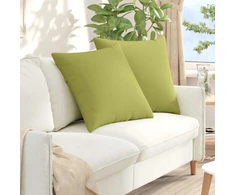 Sofa Pagalvės 2 vnt. audinys Šviesiai žalia 60 x 60 cm