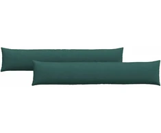Sofa Pagalvės 2 vnt. audinys Tamsiai žalia 200 x 40 cm