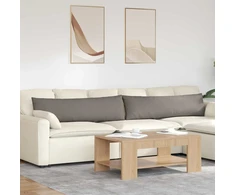 Sofa Pagalvės 2 pcs Taupe 145 x 40 cm audinys