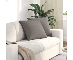 Sofa Pagalvės 2 pcs Taupe 50 x 50 cm audinys