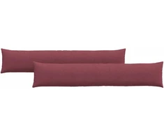 Sofa Pagalvės 2 vnt. audinys Vyno raudona 200 x 40 cm