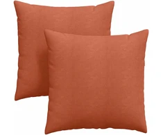 Sofa Pagalvės 2 pcs Raudona oranžinė 80 x 80 cm