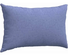 Sofa Pagalvės 2 vnt. audinys Džinsinės mėlynos 50 x 30 cm
