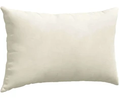 Sofa Pagalvės 2 pcs Kreminė 50 x 30 cm Kordūrinis audinys