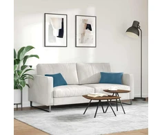 Sofa Pagalvės 2 pcs Mėlyna 50 x 30 cm Kordūrinis audinys