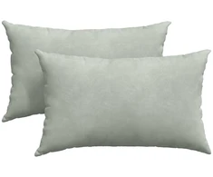 Sofa Pagalvės 2 pcs Šviesiai pilka 50 x 30 cm