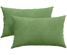 Sofa Pagalvės 2 pcs Šviesiai žalia 50 x 30 cm