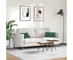 Sofa Pagalvės 2 pcs Tamsiai žalia 50 x 30 cm Kordūrinis audinys
