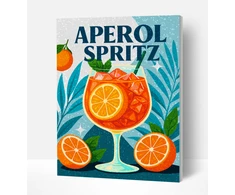Splat Planet deimantinė dėlionė APEROL SPRITZ 30x40 cm