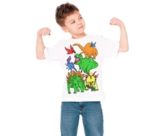 Splat Planet marškinėliai su flomasteriais Dinozaurai