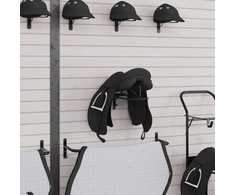 Stovas balnui, juodos spalvos, geležis, montuojamas prie sienos