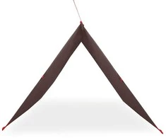 Stovyklavimo tentas, rudas, 366x306cm, atsparus vandeniui