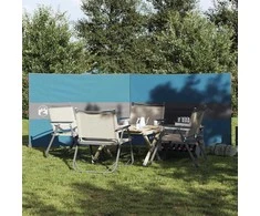 Stovyklavimo uždanga nuo vėjo, mėlyna, 344x120 cm