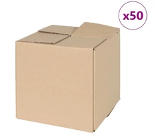 Sulankstoma dėžė 50 pcs Natūrali 20 x 20 x 20 cm Kartonas