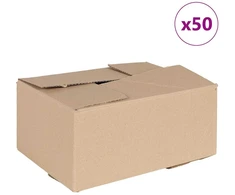 Sulankstoma dėžė 50 pcs Natūrali 30 x 21,5 x 14 cm Kartonas