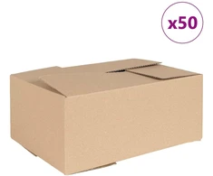 Sulankstoma dėžė 50 pcs Natūrali 35 x 24 x 15 cm Kartonas