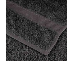 Svečių Rankšluostis SOLUND 10 pcs Antracitas 15 x 21 cm 550 gsm