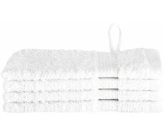 Svečių Rankšluostis SOLUND 4 pcs Balta 15 x 21 cm 550 gsm