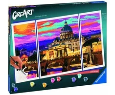 Tapyba pagal skaičius CreArt Sunset in Rome 20238