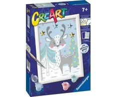 Tapymas pagal skaičius Winter Fawn 20260 Ravensburger