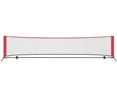 Teniso tinklas Juoda ir raudona 396 x 92 x 87 cm Poliesteris