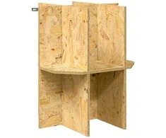 Terariumas Ruda 40 x 40 x 90 cm OSB