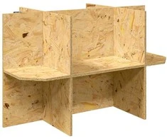 Terariumo bazė Ruda 80 x 50 x 50 cm OSB