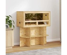 Terariumo bazė su lentyna Ruda 80 x 40 x 50 cm OSB