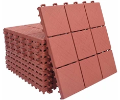 Terasinė Plytelė 10 pcs Raudona 305 x 305 x 22 cm