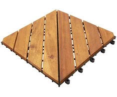 Terasinė Plytelė 10 pcs Ruda 30 x 30 cm Akacijos kietasis medis