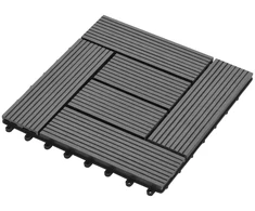 Terasinė Plytelė 11 pcs Pilka 30 x 30 cm MPK