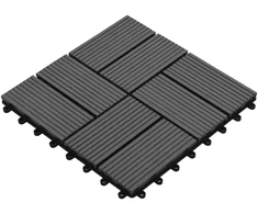 Terasinė Plytelė 11 pcs Pilka 30 x 30 cm MPK