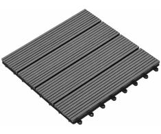 Terasinė Plytelė 11 pcs Pilka 30 x 30 cm MPK